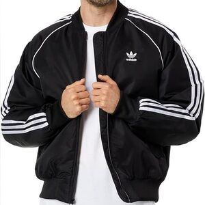 Adidas Originals Padded Quilted Bomber Jacket